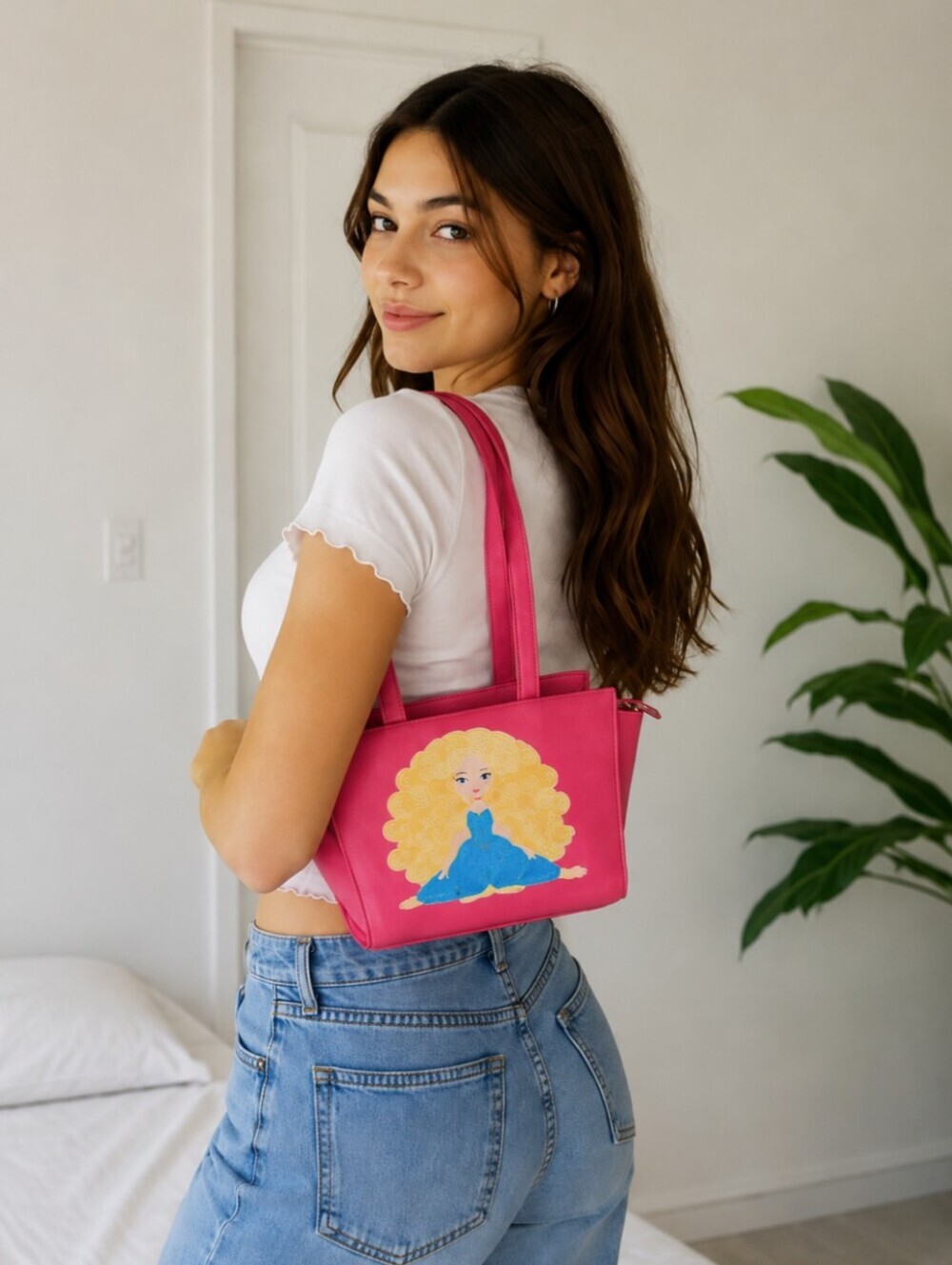 Rare Steve Madden BBOLTON2 Raspberry Pink Mini Satchel Crossbody Drag Queen Barb